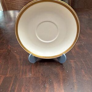 Haviland Cream saucer with Gold Trim